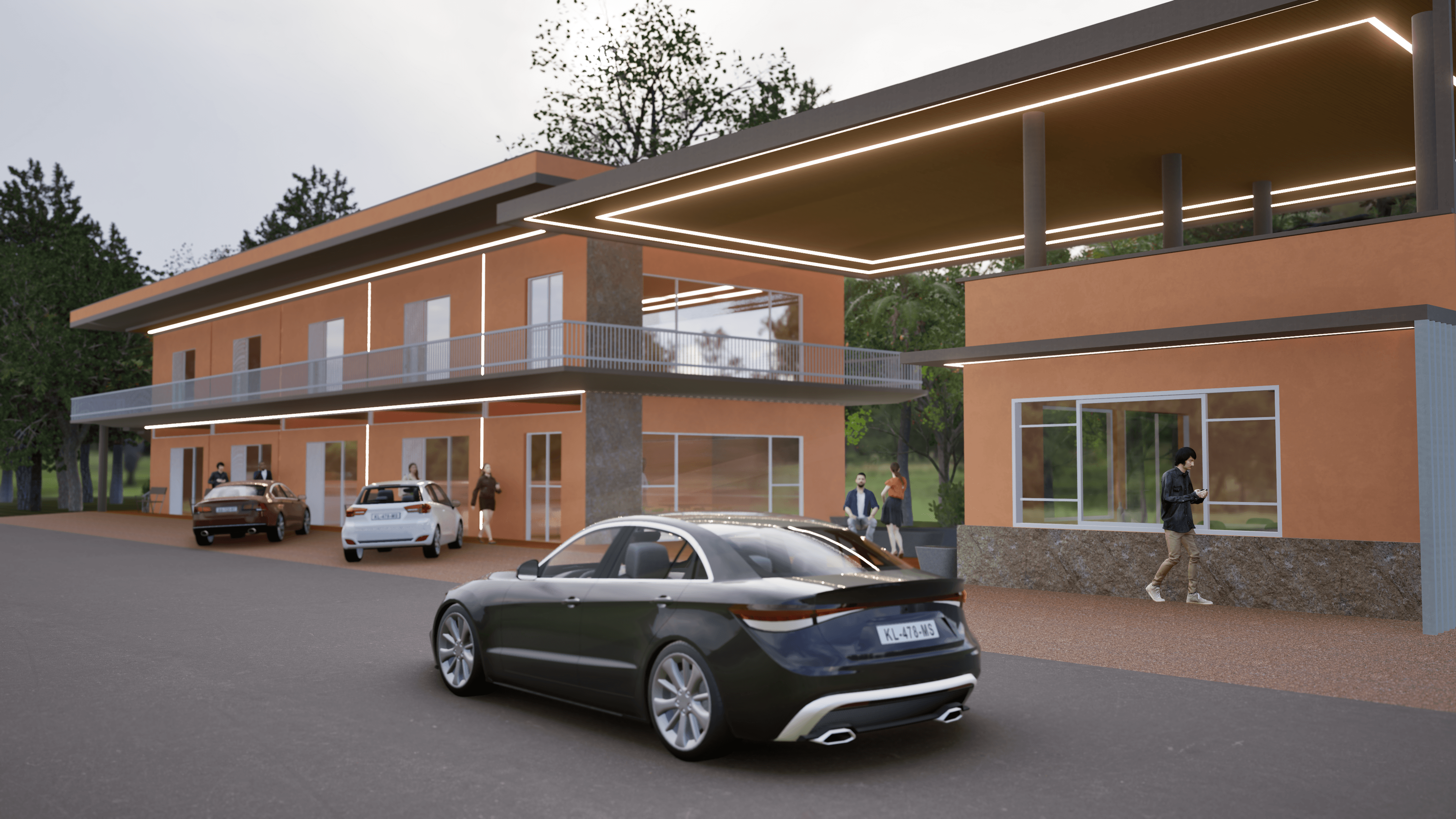 Comercial Quinta das Palmeiras — architecture project by Rechdan Arquitetura