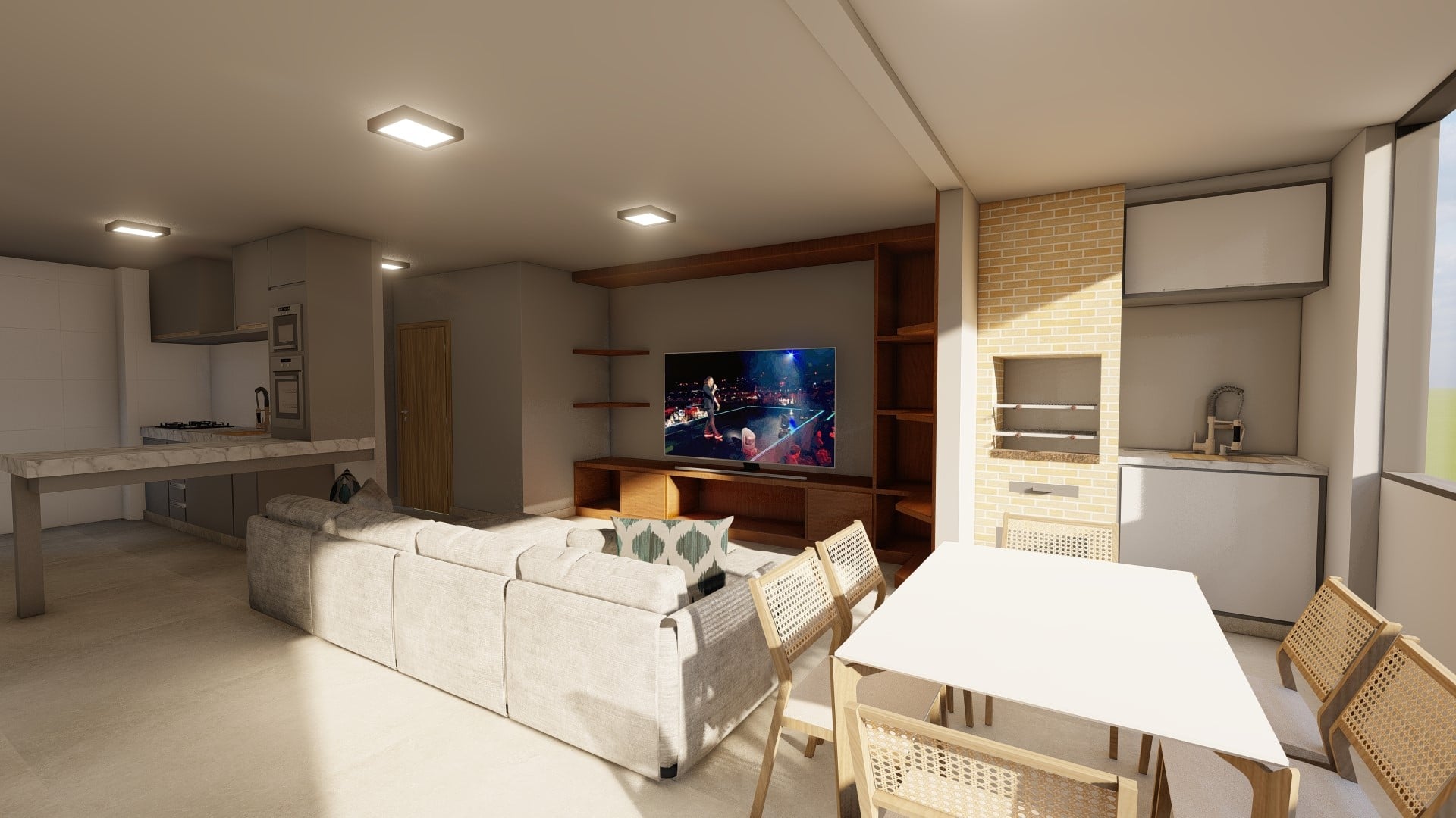 Apartamento Lucca Taubaté — projeto de arquitetura da Rechdan Arquitetura