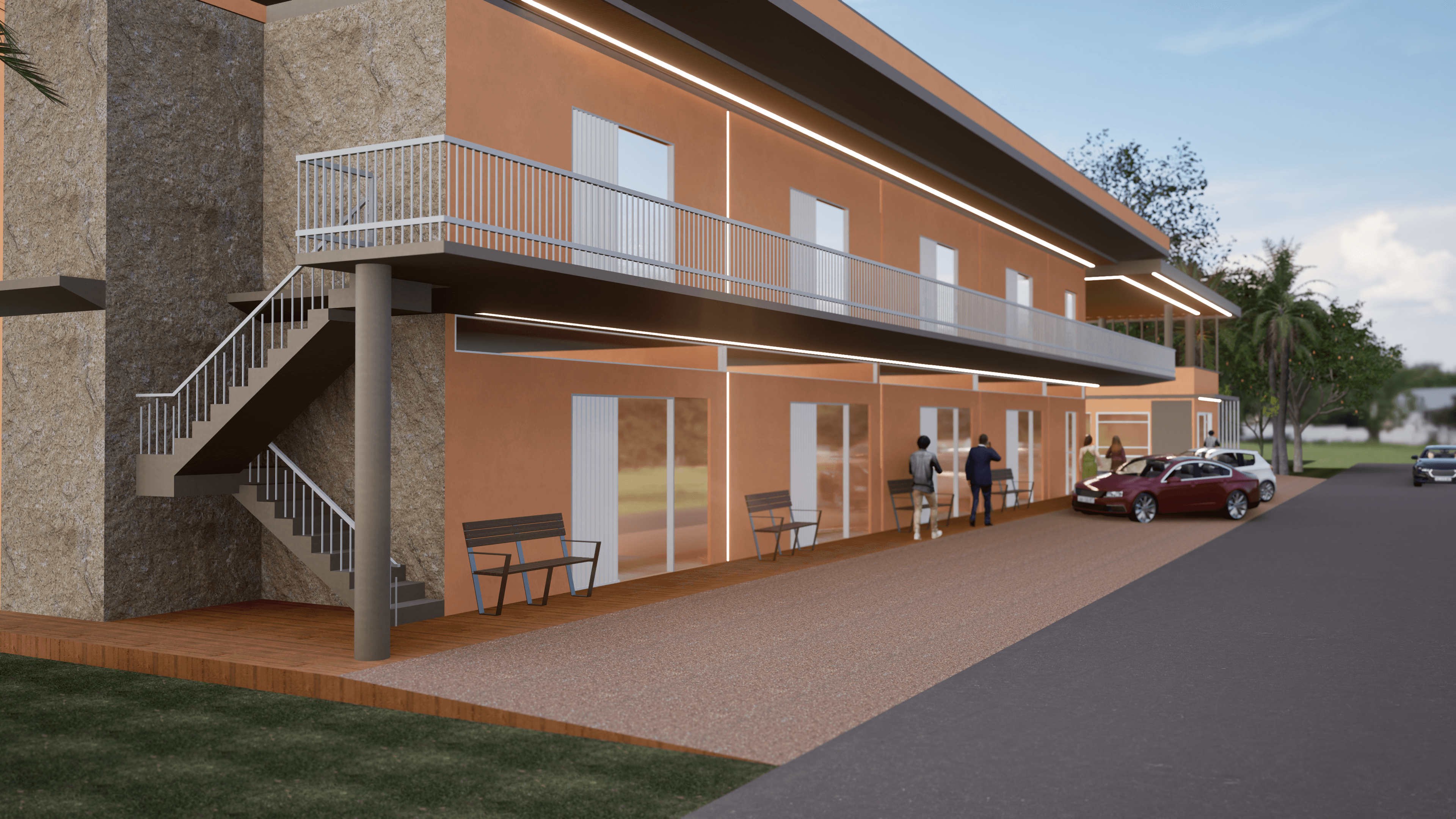 Comercial Quinta das Palmeiras — architecture project by Rechdan Arquitetura
