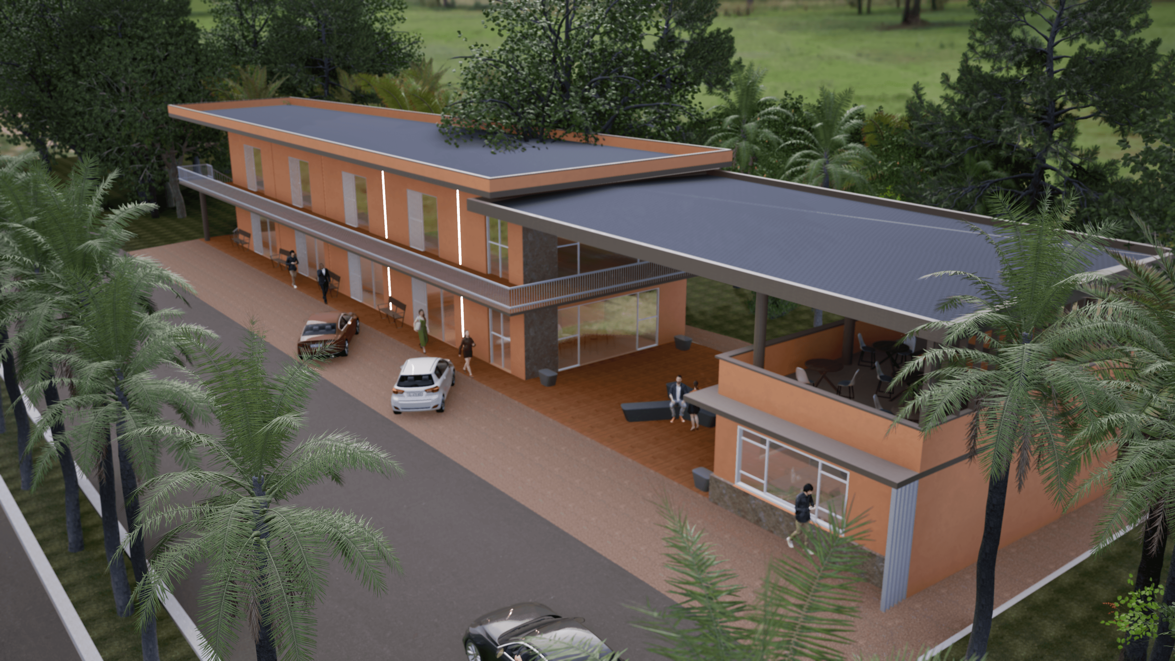 Comercial Quinta das Palmeiras — architecture project by Rechdan Arquitetura