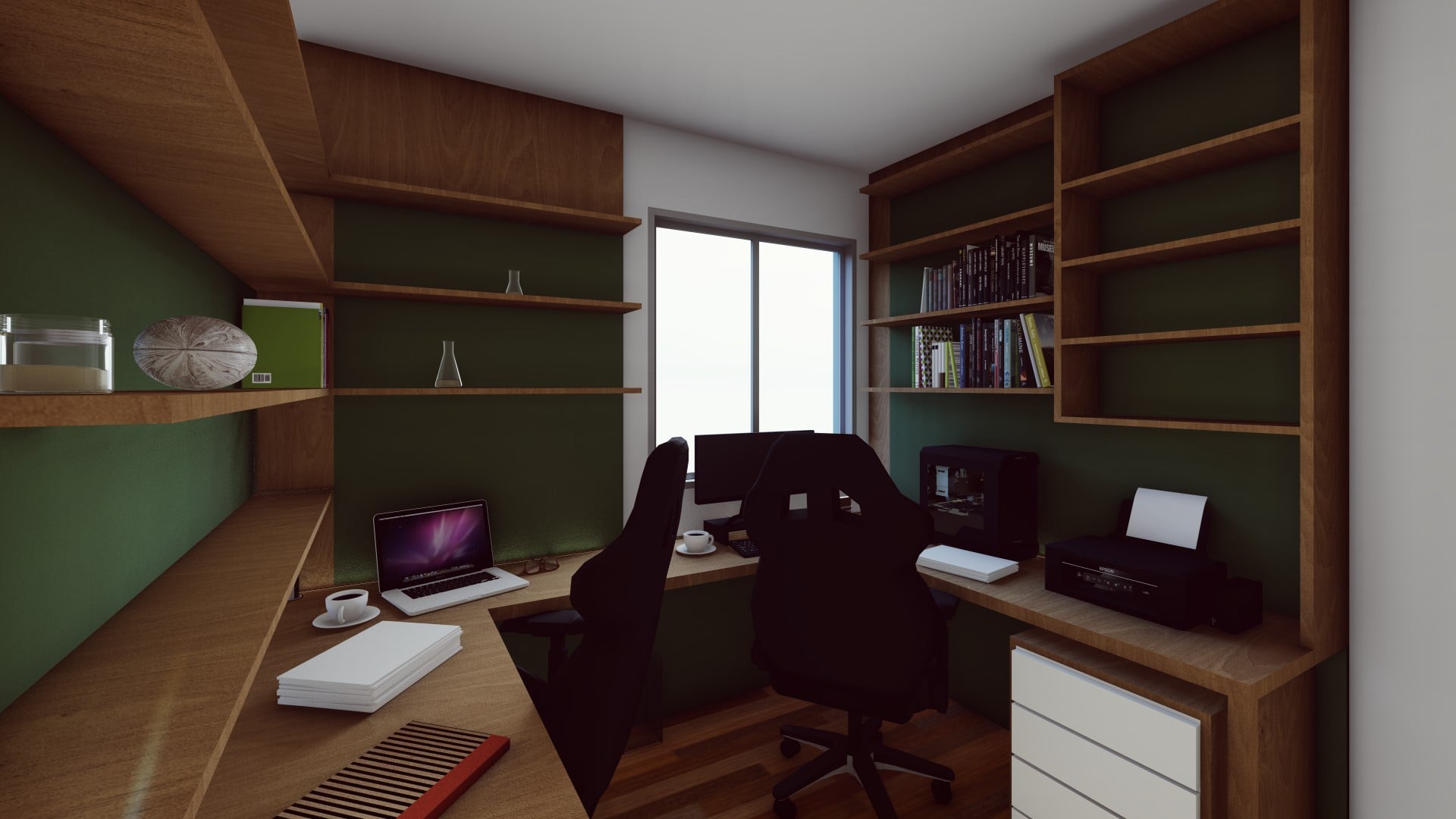 Home Office Gio — architecture project by Rechdan Arquitetura
