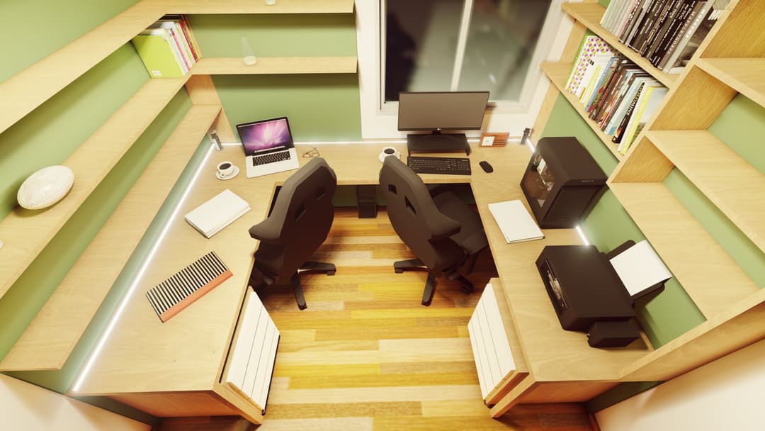Home Office Gio — architecture project by Rechdan Arquitetura