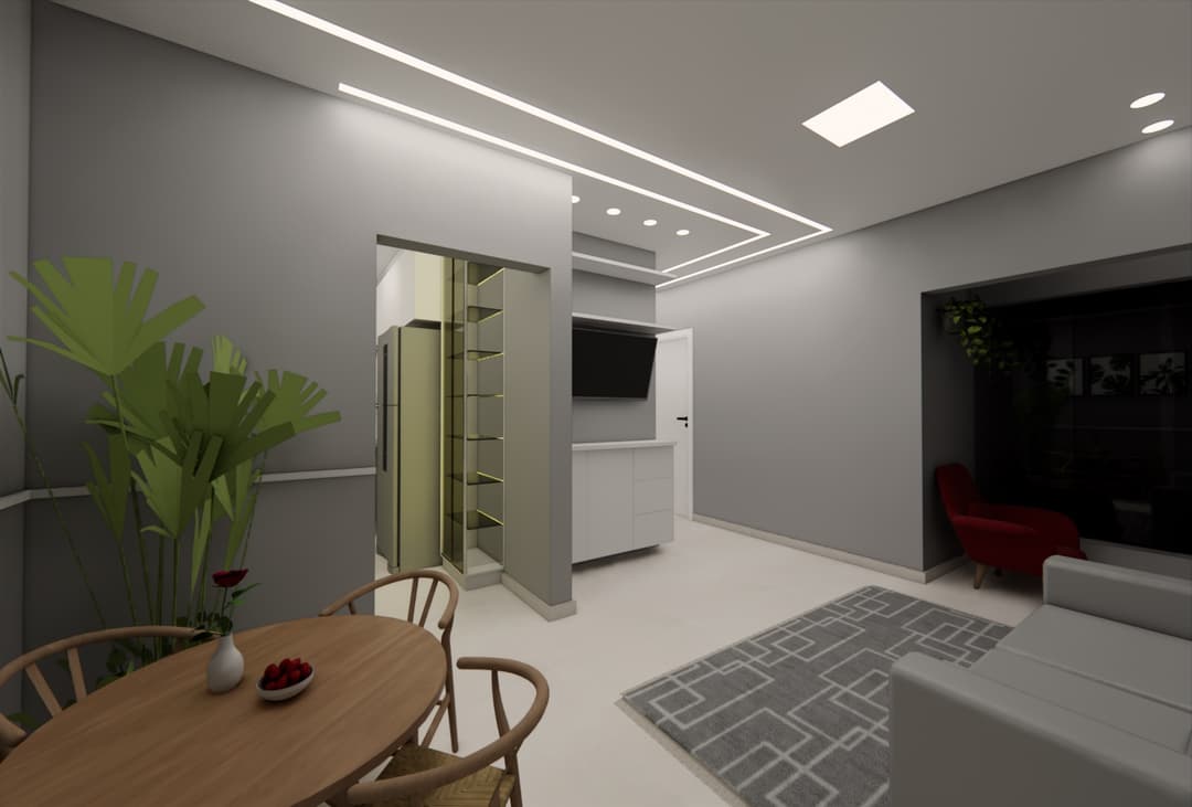 Apartamento Harmonia — projeto de arquitetura da Rechdan Arquitetura